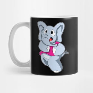 Elephant at Running Mug